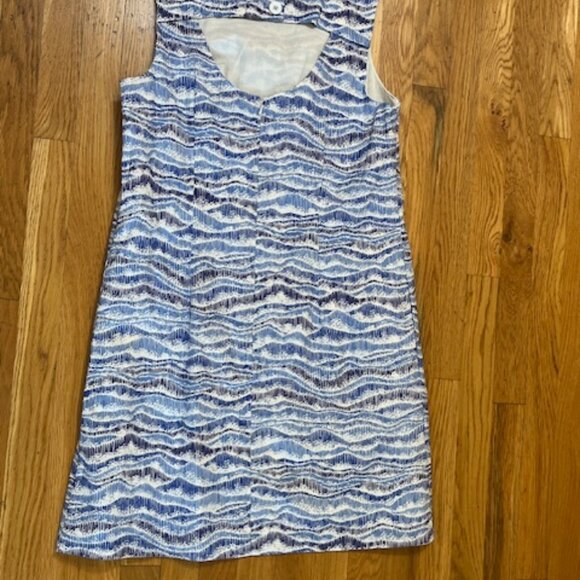 Tori Richard Honolulu Dagmar Dress Calm Seas Size 12 NWT - Picture 8 of 11